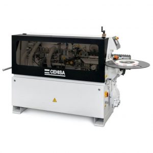 Front shot of the Cehisa Compact Edgebander Model Optim edgebander.