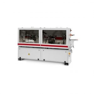 Front shot of the Cehisa Model Flexy Edgebander with Radius Scraping & Buffers edgebander.